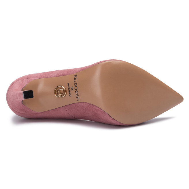 Baldowski Pantofi cu toc subțire Baldowski D00580-1451-212 Zamsz Rosa Antico