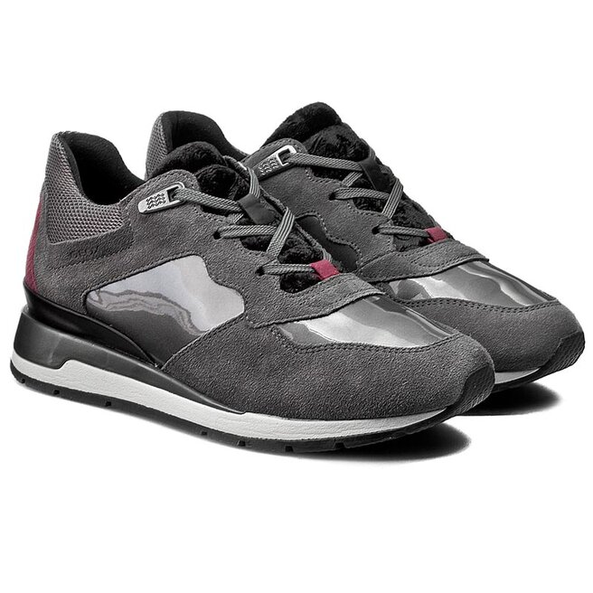 Nylon probable Nublado Sneakers Geox D Shahira A D44N1A 022HI C9002 C. Szary • Www.chaussures.fr