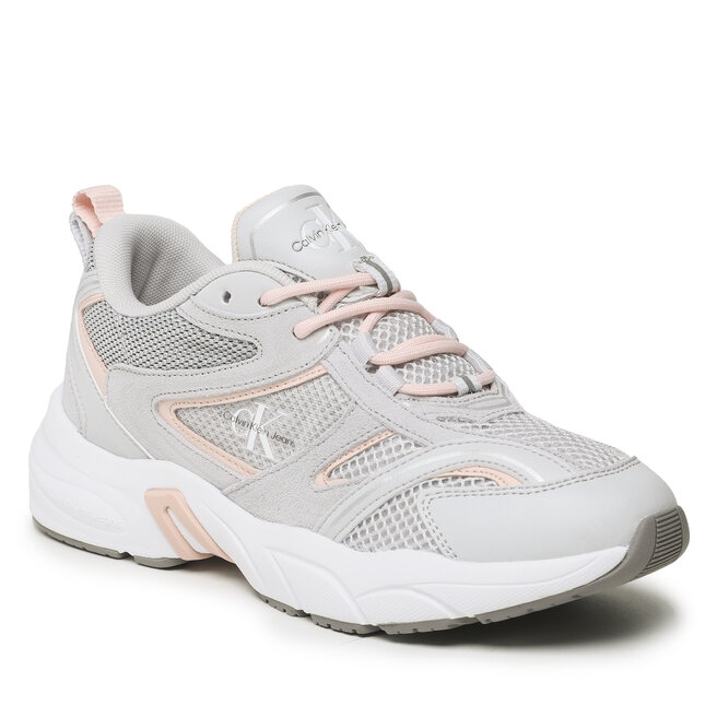 Calvin Klein Jeans Сникърси Calvin Klein Jeans Retro Tennis Su-Mesh YW0YW00891 Oyster Mushroom/Peacg Blush PSX
