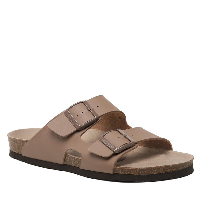 Șlapi Genuins Terranova G104808 Taupe epantofi-Bărbați-Șlapi imagine noua
