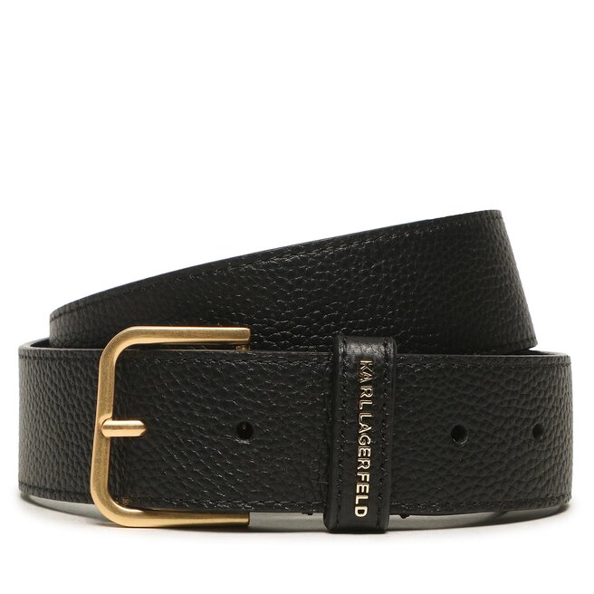 KARL LAGERFELD Dámský pásek KARL LAGERFELD 230W3103 Black A999
