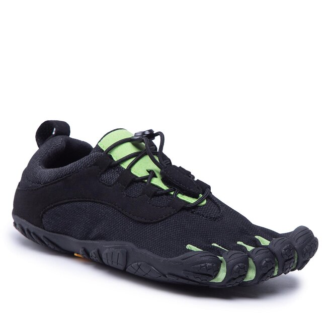 Pantofi Vibram Fivefingers V-Run Retro 21W8002 Black/Green/Black 21W8002 imagine noua
