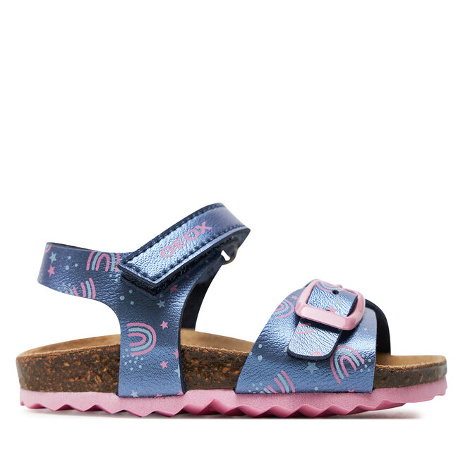 Sandały Geox B Sandal Chalki Girl B922RA 000NF - M Granatowy