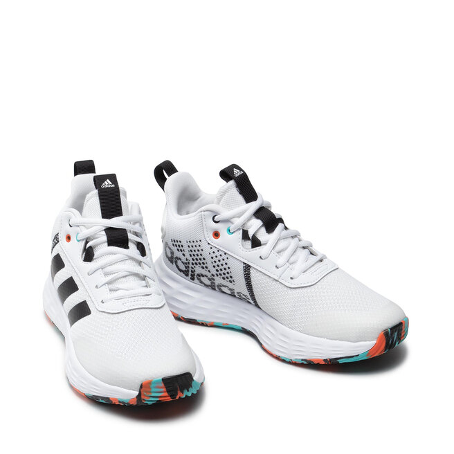 Batai adidas Ownthegame 2.0 K H01556 Cloud White/Core Black/True Orange •  Www.eavalyne.lt