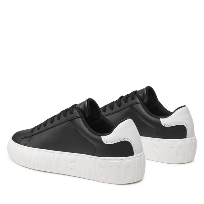 Tommy Jeans Sportcipő Tommy Jeans Leather Outsole EM0EM01159 Black BDS