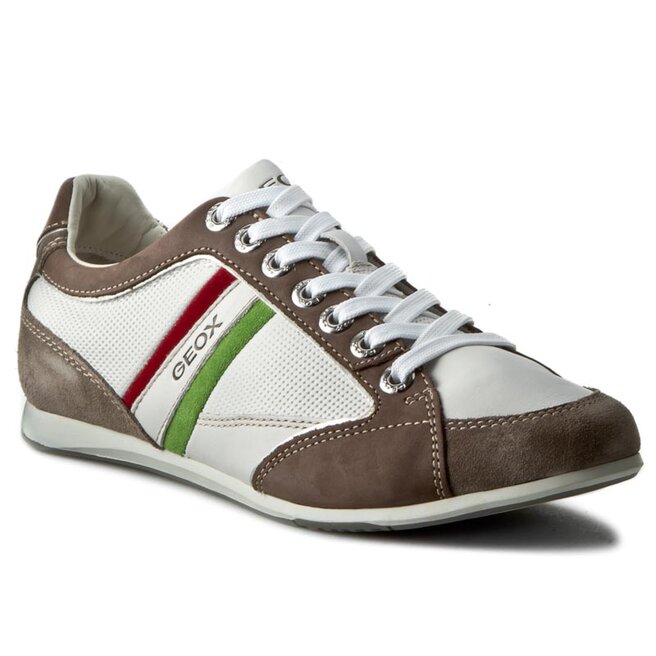 Mala suerte agitación césped Sneakers Geox U Andrea P U01Z2P 04622 C1547 Biały/Jasny Brąz •  Www.zapatos.es