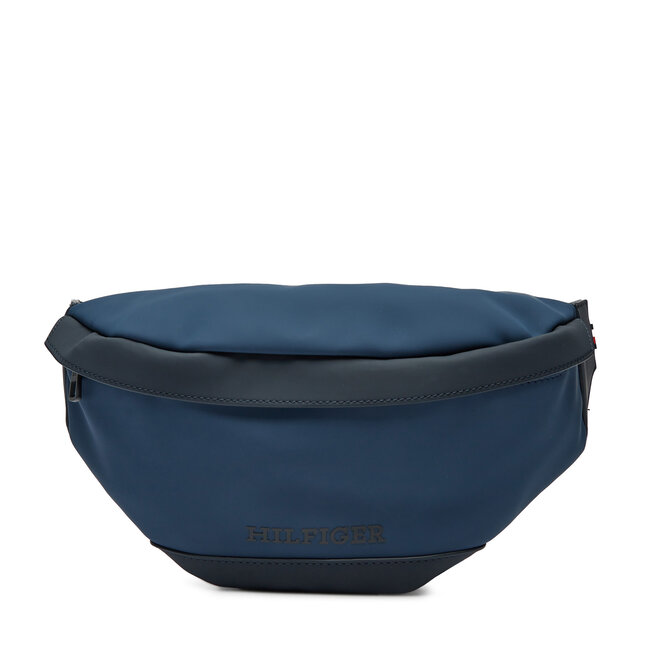 Saszetka nerka Tommy Hilfiger Monotype Pu Bumbag - Granatowy