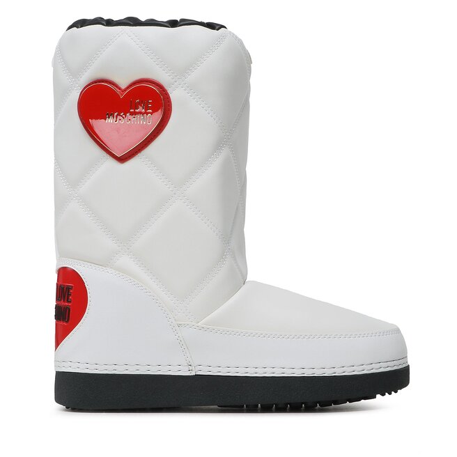 Śniegowce LOVE MOSCHINO - Biały