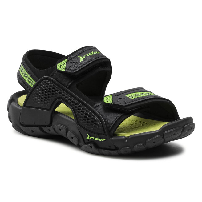Sandali Rider Tender XII Kids 83066 Black Black Green 02235