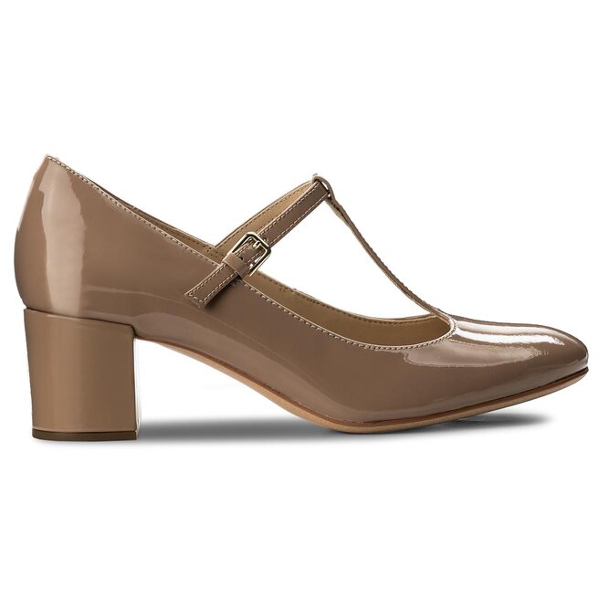 Chaussures basses Clarks Orabella Fern 261309204 Nude Patent