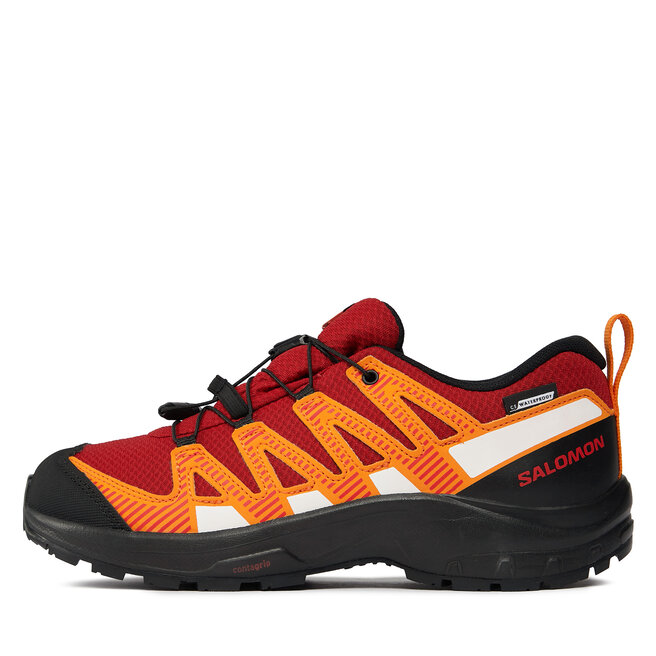 Salomon Bakancs Salomon Xa Pro V8 Climasalomon™ Waterproof L47283800 Red Dahlia/Black/Orange Pepper