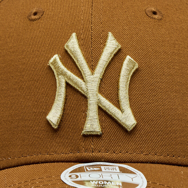 New Era Čiapka New Era Wmns Metallic Logo 940 Nyy 60364295 Hnedá
