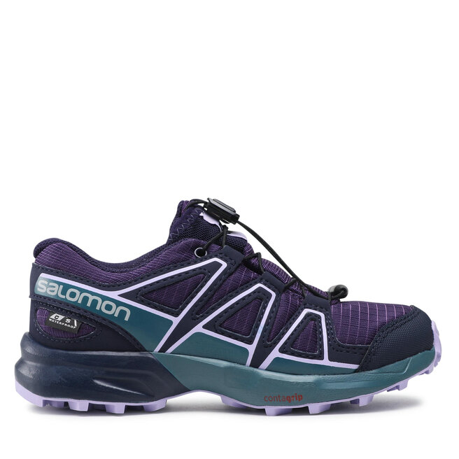 Salomon Pantofi Salomon Speedcross Cswp J 414470 09 M0 Grape Juice/Mallard Blue/Lavender