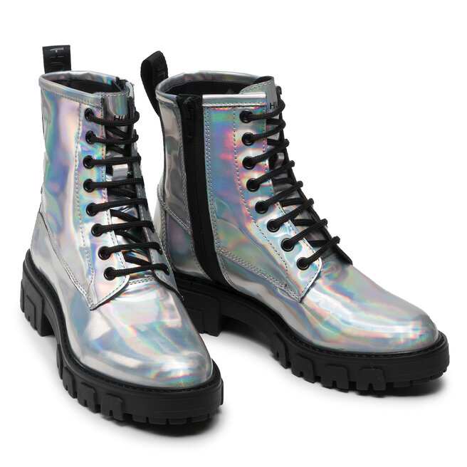 Hugo Outdoorová obuv Hugo Axel Bootie 50466451 10240648 01 Silver 040