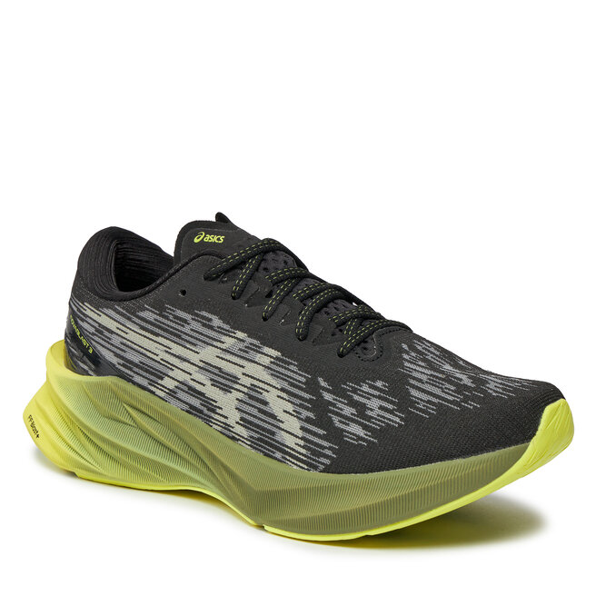 Asics Pantofi Asics Novablast 3 1011B458 Black/Dried Leaf Green 005