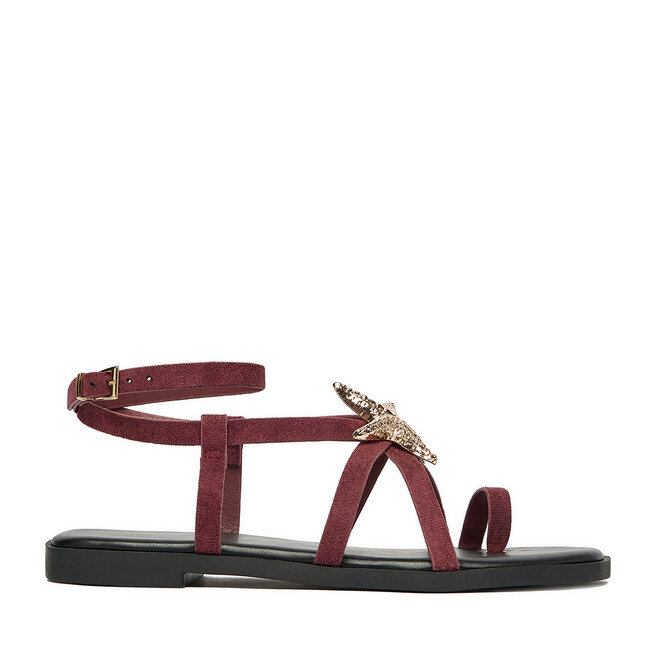 Sandały DeeZee CEO-YLD-F9678 Bordowy - kobiece