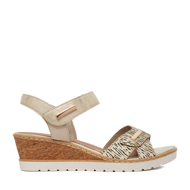 Sandały Remonte CEO-R6266-90 Złoty - kobiece