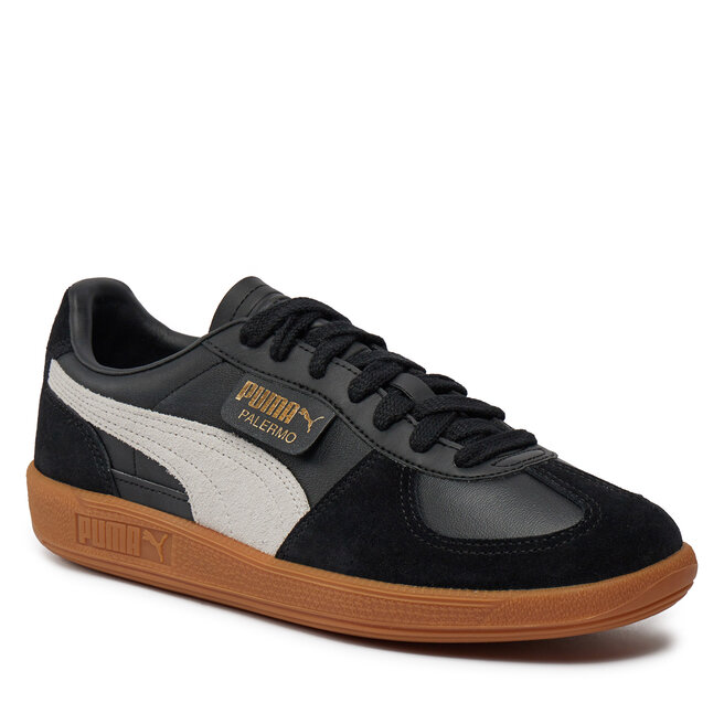 Puma nere lucide con fiocco online