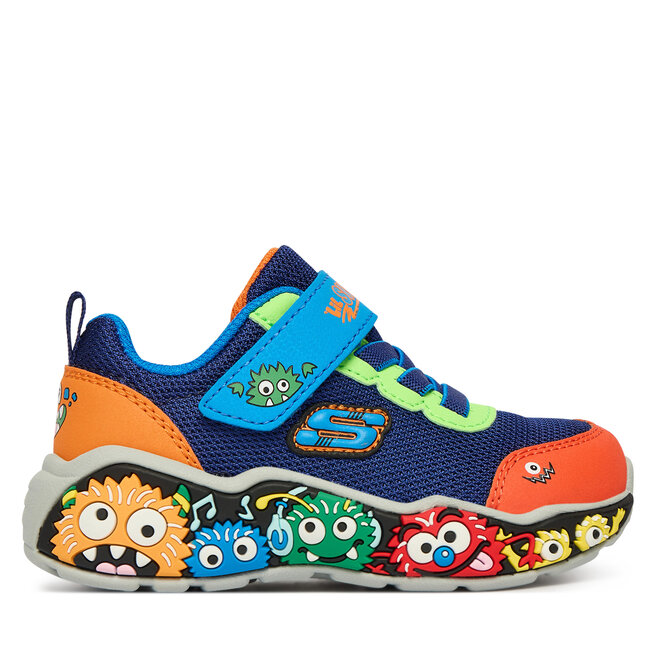 Sneakersy Skechers Play Scene 407312N/NVMT Niebieski - chłopięce