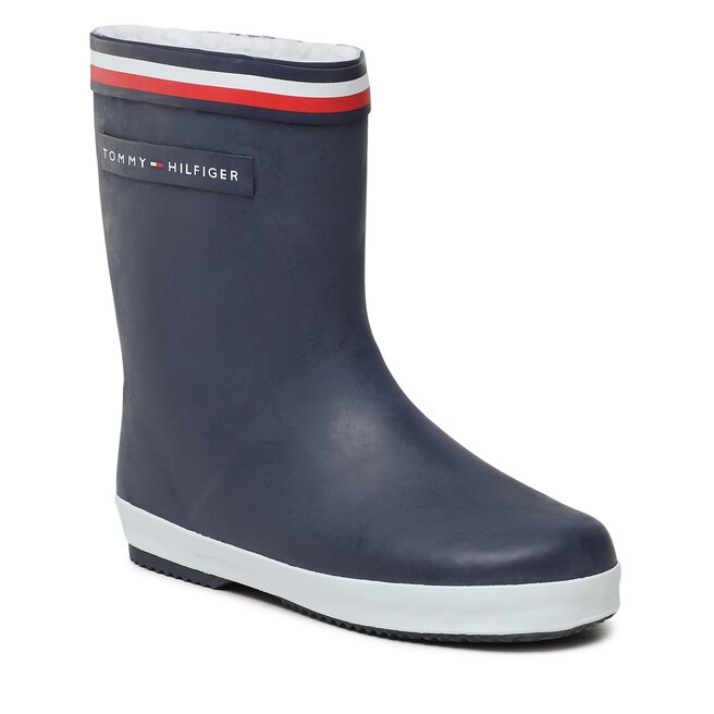 Gumijas z baki Tommy Hilfiger Rain Boot T3X6 32550 0801 S Navy 800