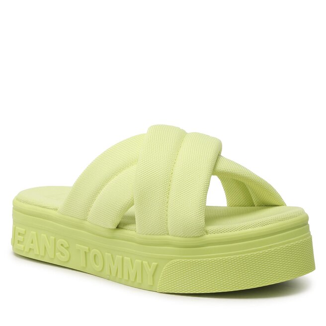 Παντόφλες Tommy Jeans Fltfrm Sandal EN0EN02116 Light Citrus MSA
