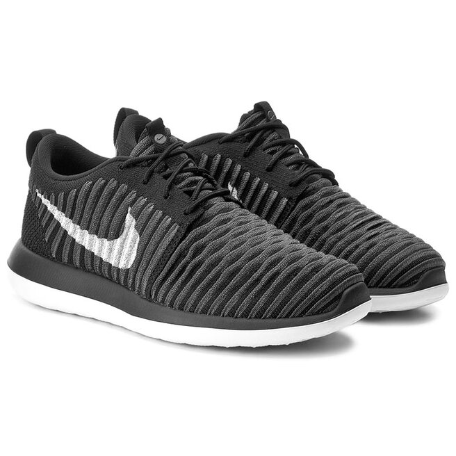 Nike roshe two flyknit hombre negro deals