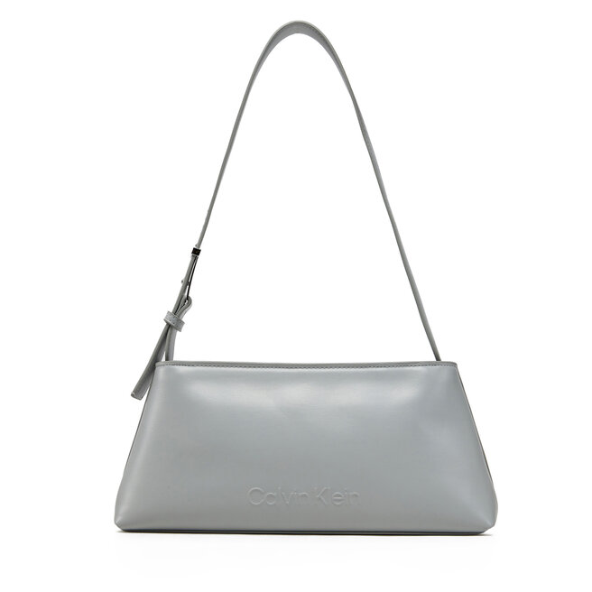 Torebka Calvin Klein Embossed Logo Shoulder Bag - Szary