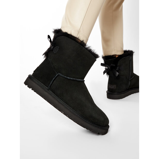 Ugg Pantofi Ugg W Mini Bailey Bow II 1016501 W/Blk