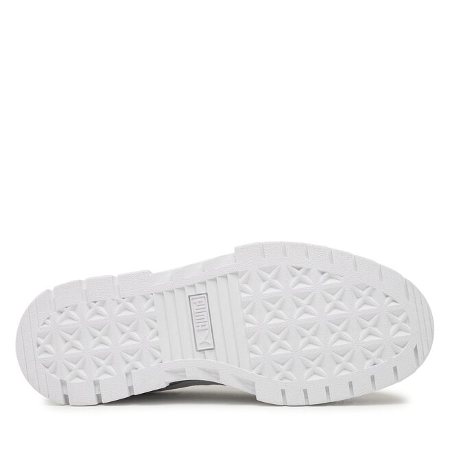 Puma Сникърси Puma Mayze Lth Jr 384527 Puma White/Puma Team Gold