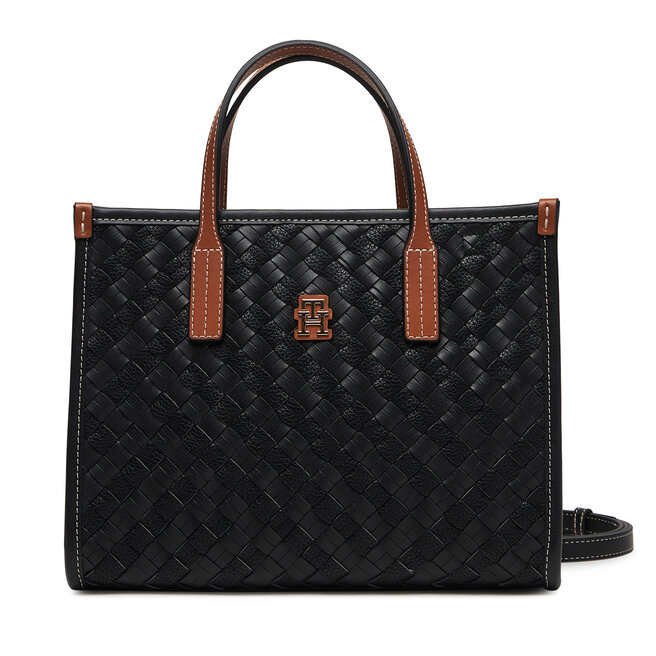 Torebka Tommy Hilfiger Th City Mini Tote AW0AW18393 Czarny -