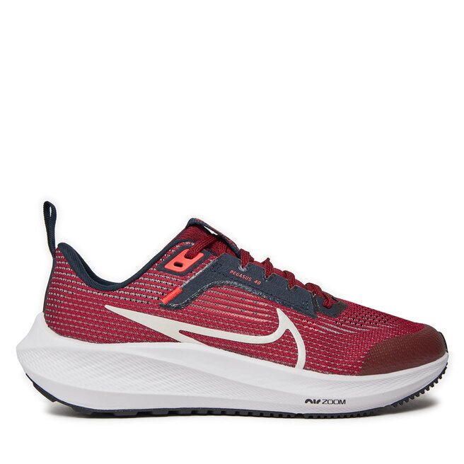 Buty do biegania Nike Air Zoom Pegasus 40 (GS) - 009 Bordowy