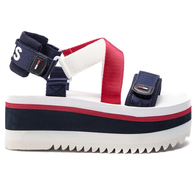 Sandalias Jeans Sporty Flatform Sandal EN0EN00466 Rwb 020 | zapatos.es