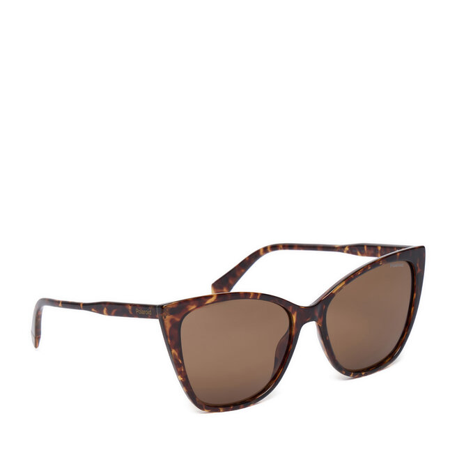 Okulary przeciwsłoneczne Polaroid C PLD 4181/S Brązowy - kobiece