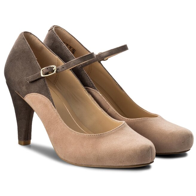 Chaussures basses Clarks Dalia Lily 261332504 Nude Combi