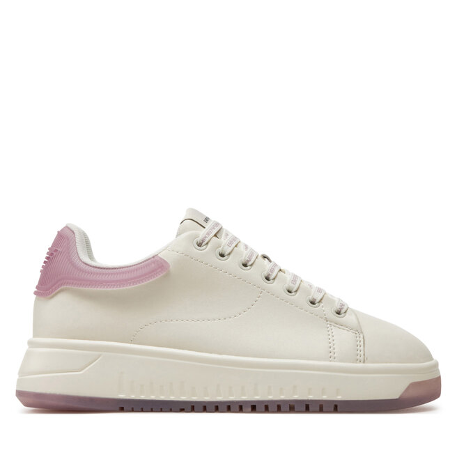 Sneakersy Emporio Armani X3X024 XR128 - Écru