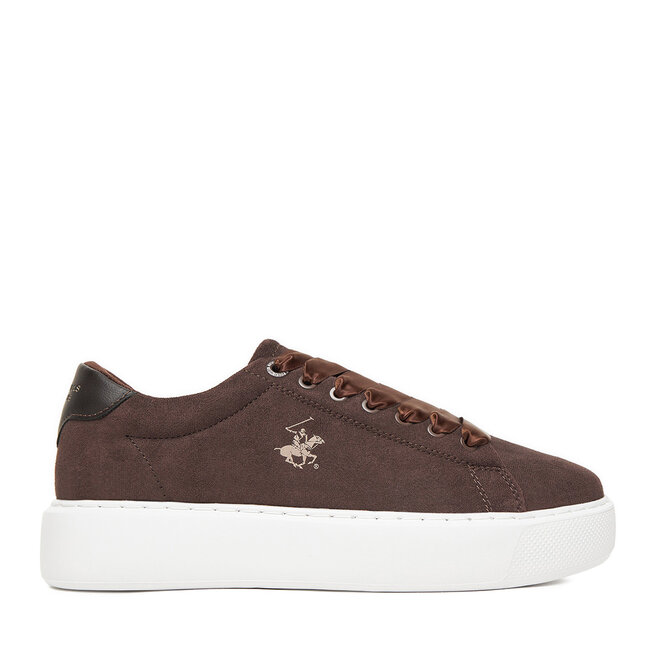 Sneakersy Beverly Hills Polo Club CEO-V12-712Z Brązowy - kobiece