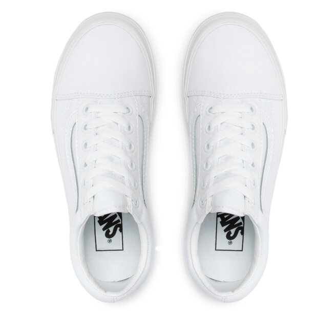 Vans Teniși Vans Old Skool Stacked VN0A4U15L5R1 (Canvas) True White
