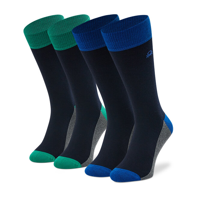 Σετ 2 ζευγάρια ψηλές κάλτσες unisex United Colors Of Benetton 6AO32700G 902