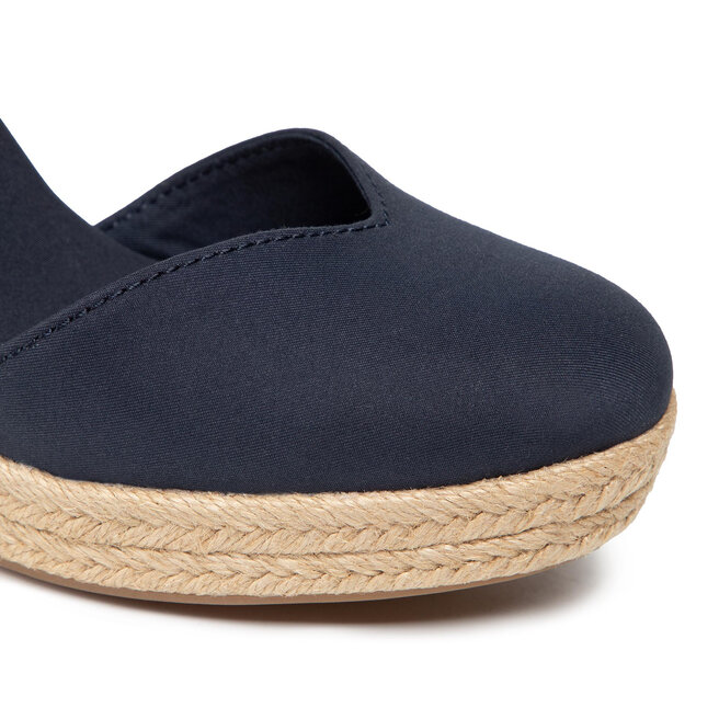 Tommy Hilfiger Espadrilky Tommy Hilfiger Basic Closed Toe High Wedge FW0FW04786 Desert Sky DW5