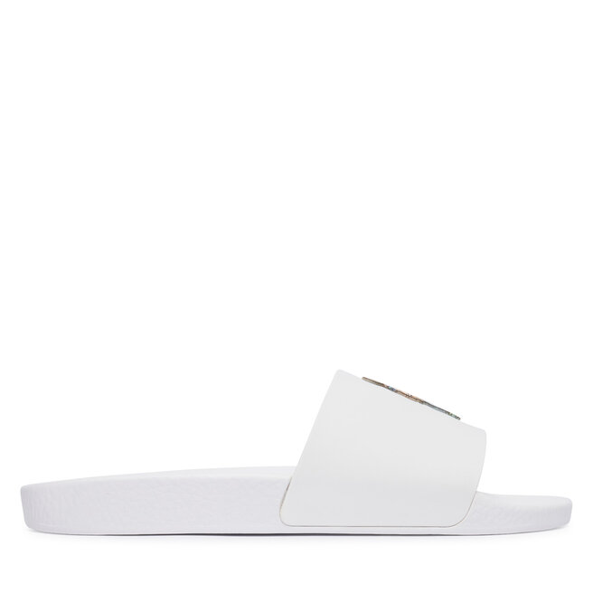 Klapki Polo Ralph Lauren Polo Bear Slide 809P09762001 Biały -