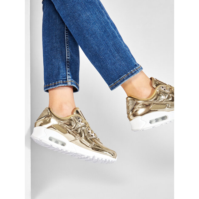 Batai Nike Air Max 90 Sp CQ6639 700 Metallic Gold/Metallic Gold •  Www.eavalyne.lt