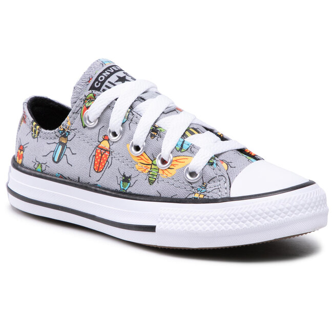 Teniși Converse Ctas Ox 670705C Ash Stone/Black/Br