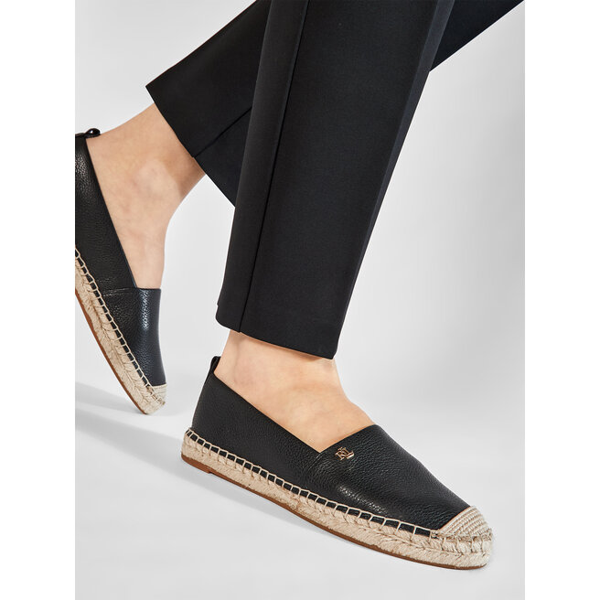 ralph lauren black espadrilles