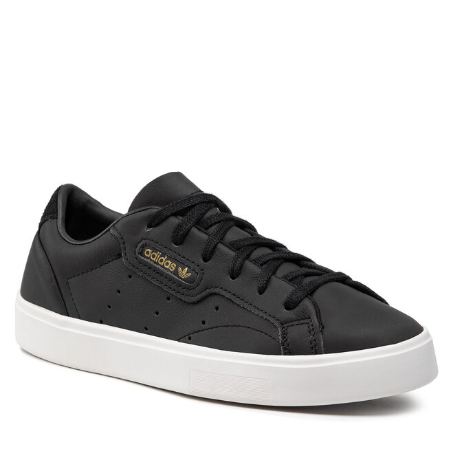 Buty adidas Sleek W CG6193 Cblack Cblack Crywht eobuwie .pl
