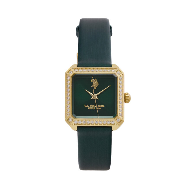 Zegarek U.S. Polo Assn. Brigitte USP8480GR Zielony -