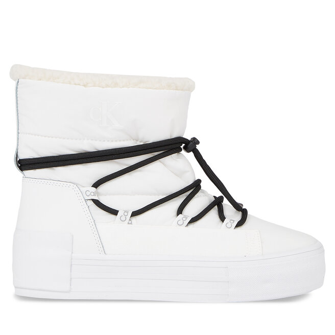 Śniegowce Calvin Klein Jeans Bold Vulc Flatf Snow Boot Wn - Biały
