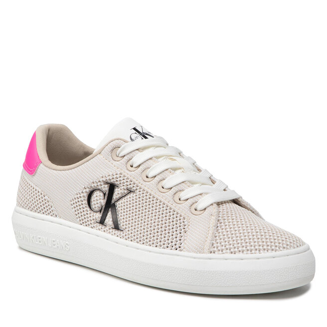 Sneakers Calvin Klein Jeans Casual Cupsole 1 YW0YW00507 Eggshell ACF ACF imagine noua