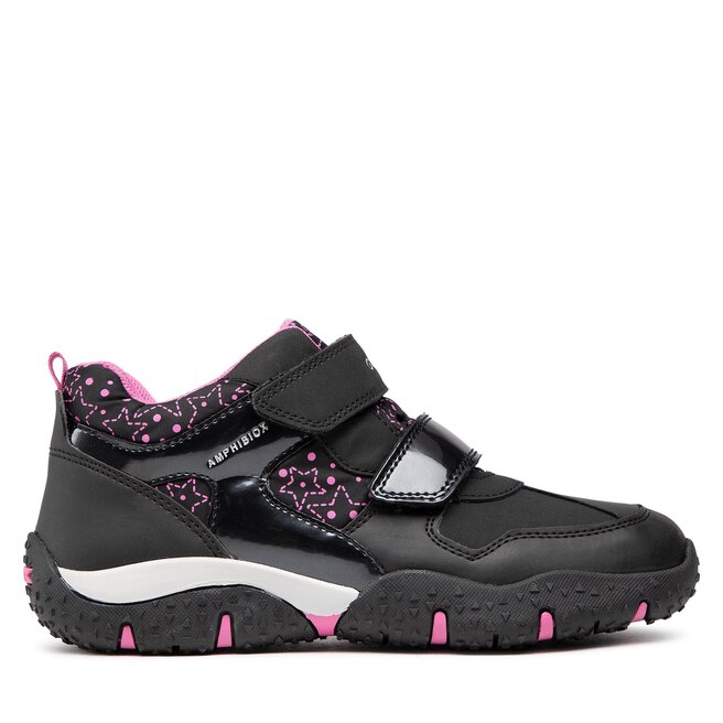 Geox Зимни обувки Geox J Baltic G. B Abx A J26H1A 0BCMN C0922 D Black/Fuchsia
