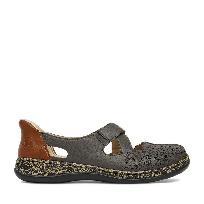 Półbuty Rieker CEO-46352-45 Granatowy - kobiece