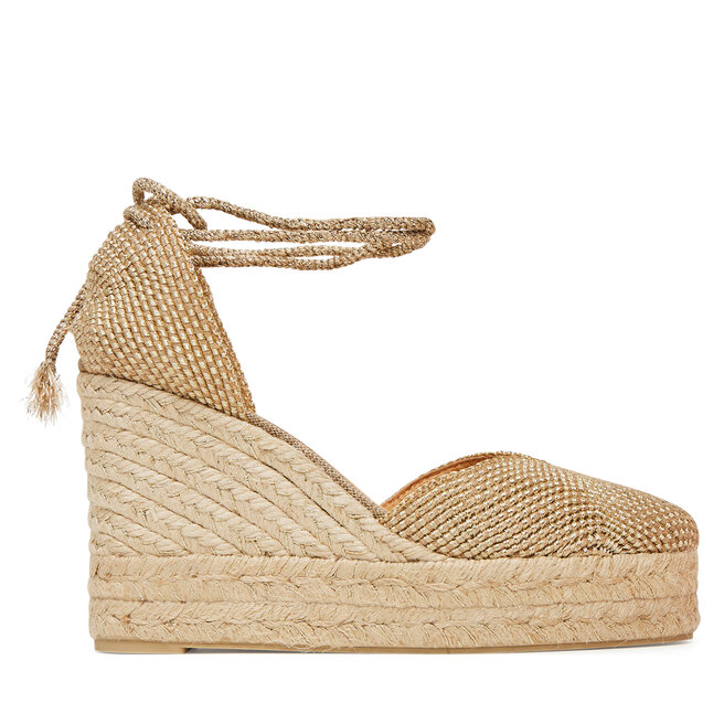 Espadryle Castañer Cora/8ED/256 - Beżowy